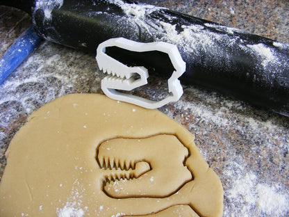 T-Rex Dinosaur Head Tyrannosaurus Rex Cookie Cutter Made in USA PR92