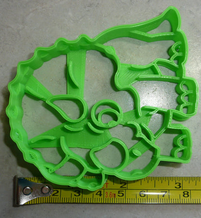 Triceratops 3 Three Horns Dinosaur Dino Cookie Cutter Made In USA PR2338