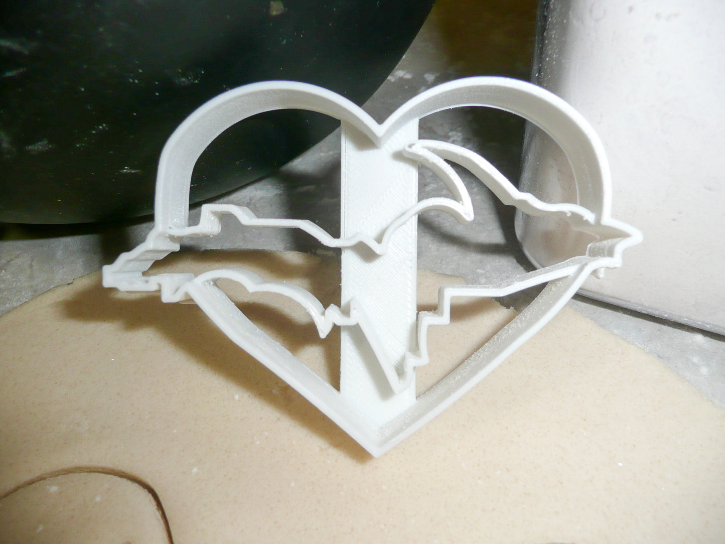 Michigan UP Upper Peninsula Outline With Heart Cookie Cutter Made In USA PR999