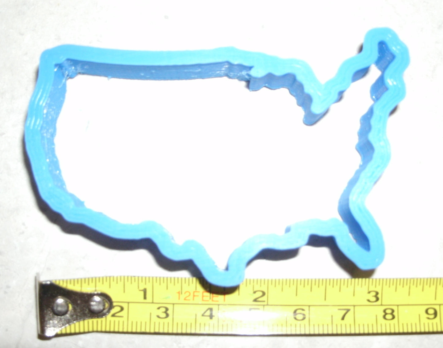 United States Of America Map Shape Outline Cookie Cutter Made in USA PR563